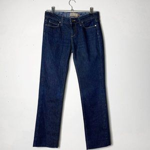 PAIGE Melrose Straight Jeans Mid Rise Blue 26